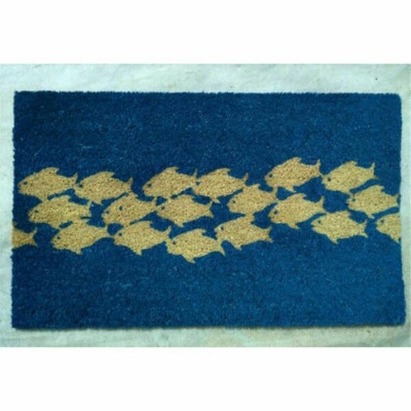 Dare2Decor PVC Pool Of Fish Coco Doormat DA2976119